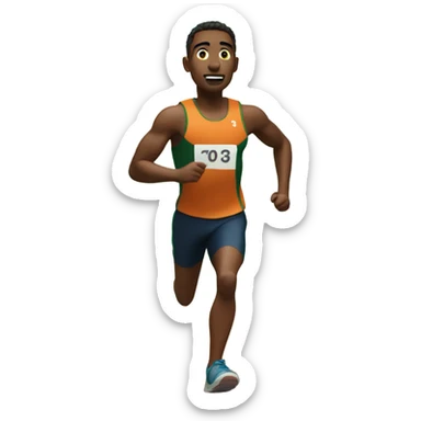 Cross country sticker