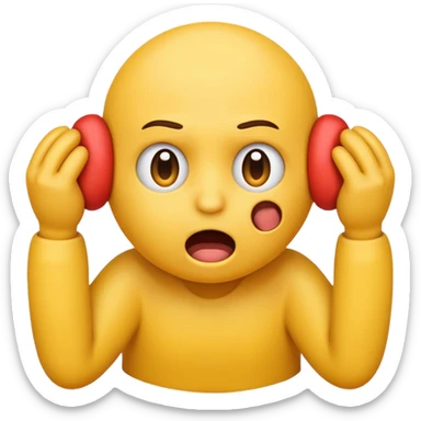 Strangling emote emoji sticker