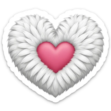 Adidas fur heart sticker