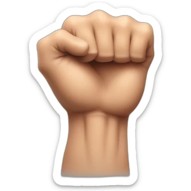 strong arm muscle sticker