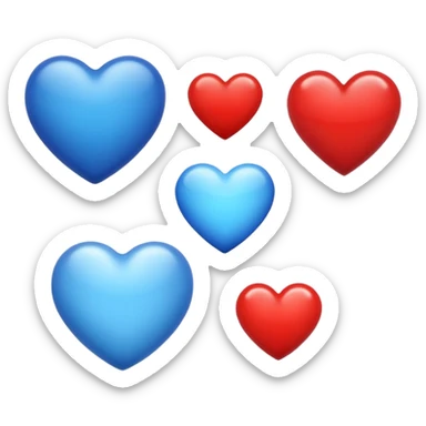 💙 + 💘 sticker