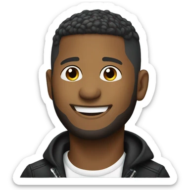 Singer usher sticker