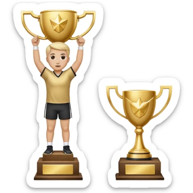 Versus / Duel : deux joueurs + VS, trophée/podium, ou deux écrans avec même objectif. sticker