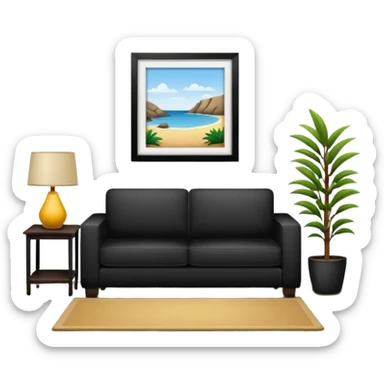 living room sticker