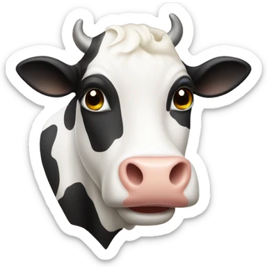 milk with cow sticker
