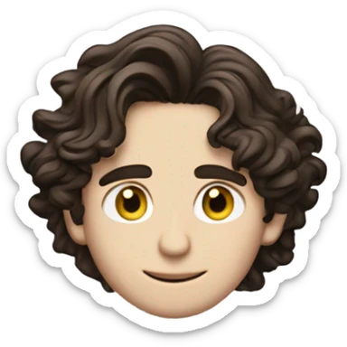 Timothee Chalamet sticker