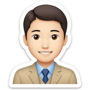 portrait of Bowen Liu, cheerful and professional, associated with YC F24 sticker