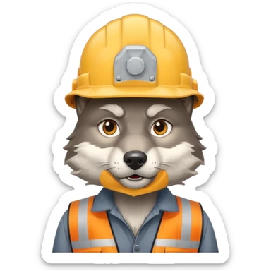 Es un lobo, líder que es el maestro constructor de la manada, y realiza muchos trabajos para acondicionar las casas y oficinas sticker