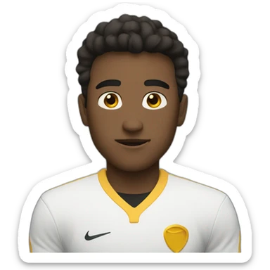 cartoon minimalist champion sticker