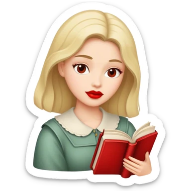 lips and poetry  sticker