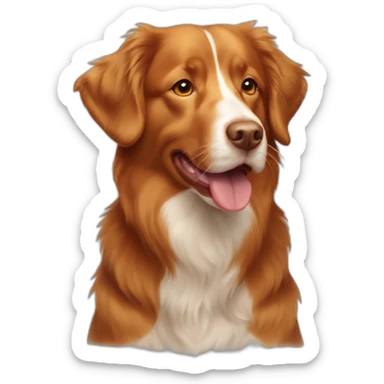 nova scotia duck tolling retriever sticker
