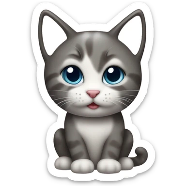 Love you kitty  sticker