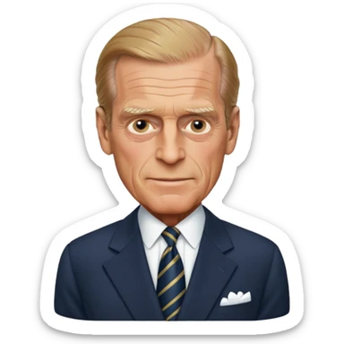 Prince philip sticker