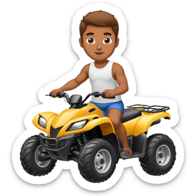 bad boy on atv sticker