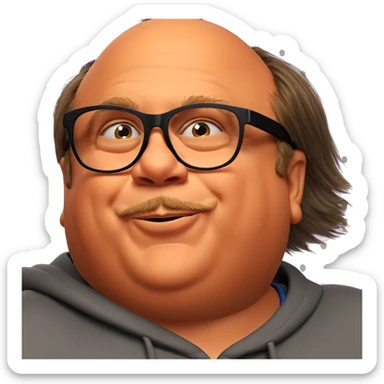 smiling boy in glasses portrait sticker