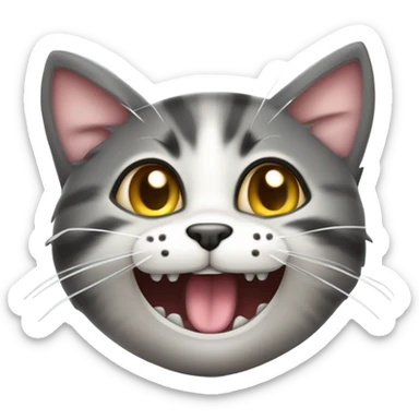 Gatita renegando  sticker