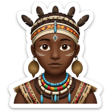 Tribal African sticker
