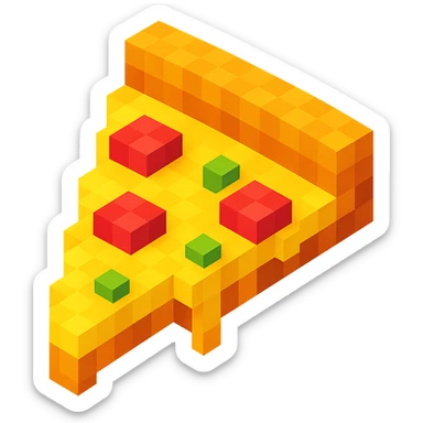 Pizza sticker