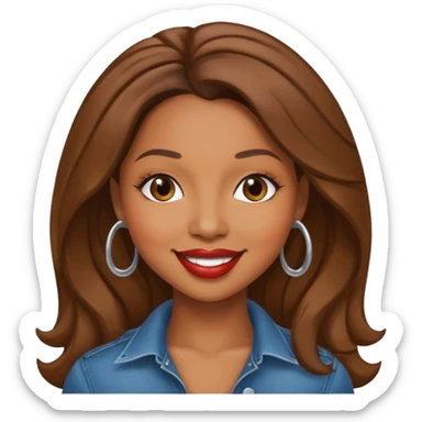 Natina Reed from Blaque sticker