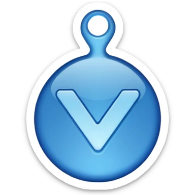 A blue tick used in instagram sticker