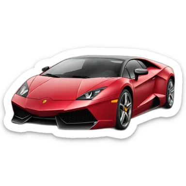 Lamborgini avec un marocain sticker