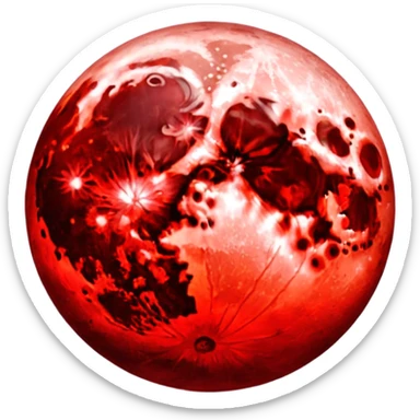 BLOOD MOON sticker