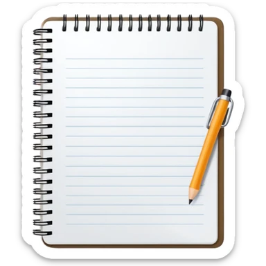 Emoji de uma Estrutura da prova de caderno sticker