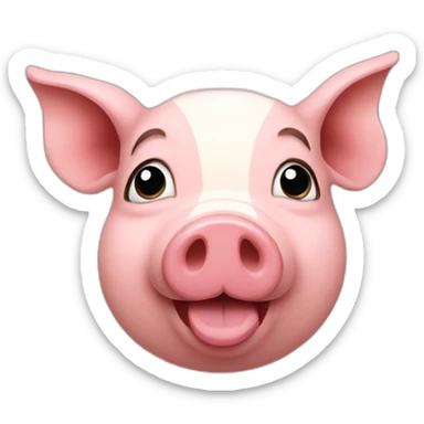 French pig  sticker