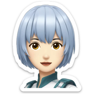 rei ayanami sticker