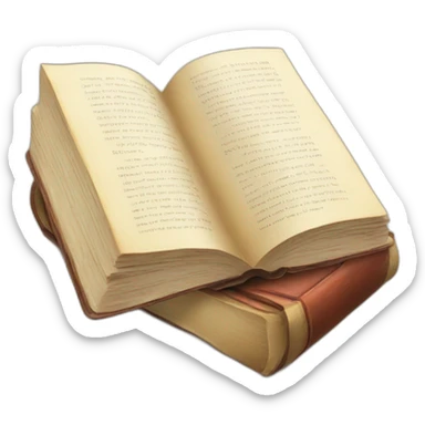 Book with face sticker