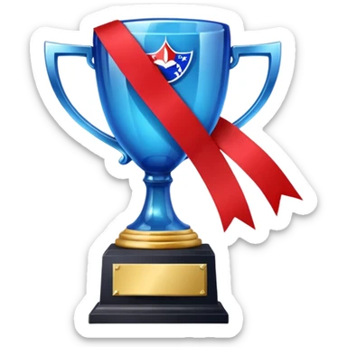 trophy nfl blue (#00A3E0) and red (#F9423A) sticker
