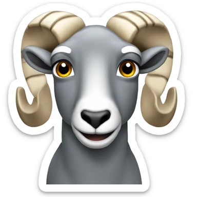 Grey Ram 1500 Laramie  sticker