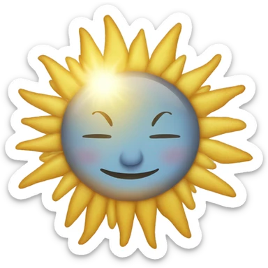 Gratitude sun sticker