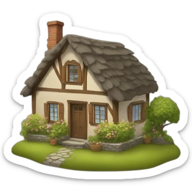 Cottage sticker