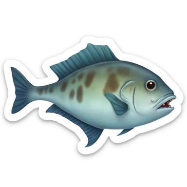 ocean sunfish -Mola fish sticker
