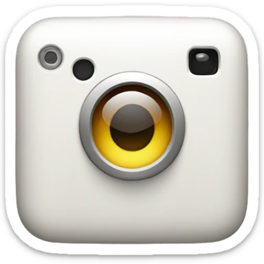 iPhone with camera flash sticker