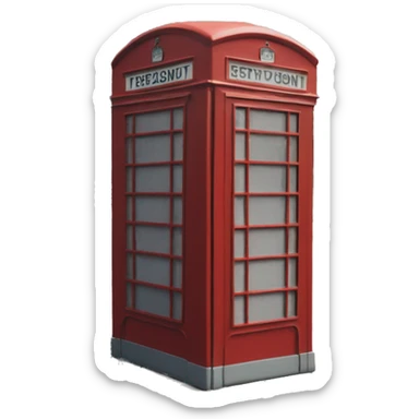 Phone booth England  sticker