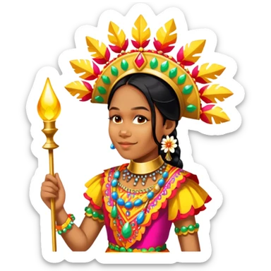 Colorful Parade Participant sticker