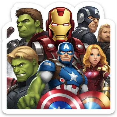 Avengers sticker