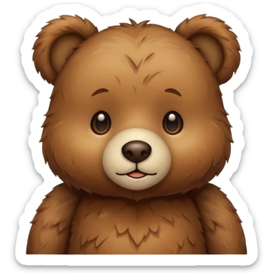 Oso de peluche Adorable sticker