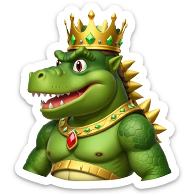 king k rool from donkey Kong Bananza sticker