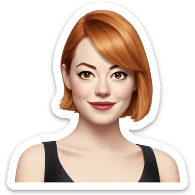 emma stone sticker