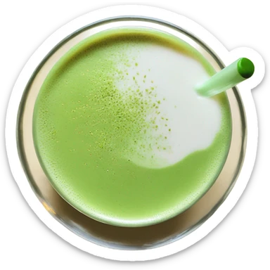 Matcha latte  sticker