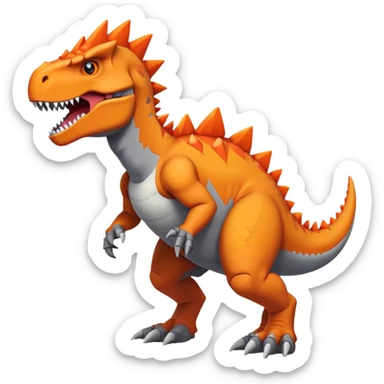Tyrantrum (full body) sticker