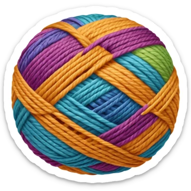 knitting sticker