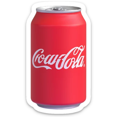 red soda can sticker