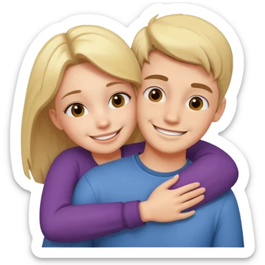 Girlfriend loves boyfriend sticker