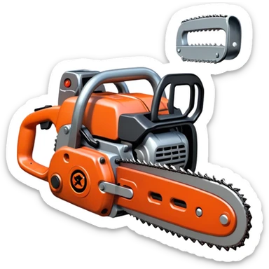 Chainsaw from texas chainsaw massacre sticker