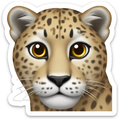 Panterowe serce  sticker