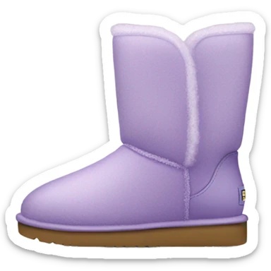 light purple uggs sticker